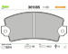 Sada brzdových destiček, kotoučová brzda VALEO 301085