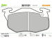 Sada brzdových destiček, kotoučová brzda VALEO 301181
