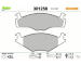 Sada brzdových destiček, kotoučová brzda VALEO 301258