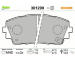 Sada brzdových destiček, kotoučová brzda VALEO 301299