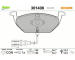 Sada brzdových destiček, kotoučová brzda VALEO 301408