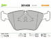 Sada brzdových destiček, kotoučová brzda VALEO 301409