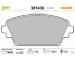 Sada brzdových destiček, kotoučová brzda VALEO 301436