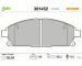 Sada brzdových destiček, kotoučová brzda VALEO 301452