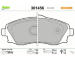 Sada brzdových destiček, kotoučová brzda VALEO 301456
