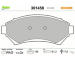 Sada brzdových destiček, kotoučová brzda VALEO 301458
