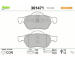 Sada brzdových destiček, kotoučová brzda VALEO 301471