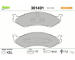 Sada brzdových destiček, kotoučová brzda VALEO 301491