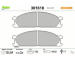 Sada brzdových destiček, kotoučová brzda VALEO 301618