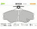 Sada brzdových destiček, kotoučová brzda VALEO 301634
