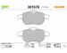 Sada brzdových destiček, kotoučová brzda VALEO 301678