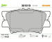 Sada brzdových destiček, kotoučová brzda VALEO 301819