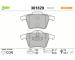 Sada brzdových destiček, kotoučová brzda VALEO 301829