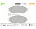 Sada brzdových destiček, kotoučová brzda VALEO 301891