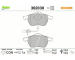 Sada brzdových destiček, kotoučová brzda VALEO 302030