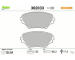Sada brzdových destiček, kotoučová brzda VALEO 302033