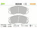 Sada brzdových destiček, kotoučová brzda VALEO 302048