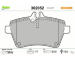 Sada brzdových destiček, kotoučová brzda VALEO 302052