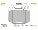 Sada brzdových destiček, kotoučová brzda VALEO 302053