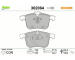 Sada brzdových destiček, kotoučová brzda VALEO 302064