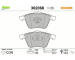 Sada brzdových destiček, kotoučová brzda VALEO 302068