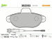 Sada brzdových destiček, kotoučová brzda VALEO 302093