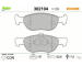 Sada brzdových destiček, kotoučová brzda VALEO 302104