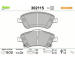 Sada brzdových destiček, kotoučová brzda VALEO 302115