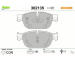 Sada brzdových destiček, kotoučová brzda VALEO 302135