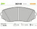 Sada brzdových destiček, kotoučová brzda VALEO 302149
