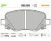 Sada brzdových destiček, kotoučová brzda VALEO 302202