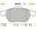 Sada brzdových destiček, kotoučová brzda VALEO 302221
