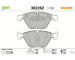 Sada brzdových destiček, kotoučová brzda VALEO 302262