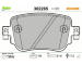 Sada brzdových destiček, kotoučová brzda VALEO 302265
