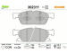 Sada brzdových destiček, kotoučová brzda VALEO 302311