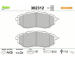 Sada brzdových destiček, kotoučová brzda VALEO 302312