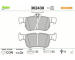 Sada brzdových destiček, kotoučová brzda VALEO 302430