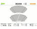 Sada brzdových destiček, kotoučová brzda VALEO 302494