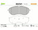 Sada brzdových destiček, kotoučová brzda VALEO 302541