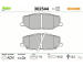 Sada brzdových destiček, kotoučová brzda VALEO 302544