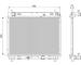 Chladič, chlazení motoru VALEO 701366