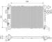 Chladič, chlazení motoru VALEO 701414