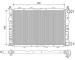 Chladič, chlazení motoru VALEO 735256