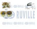 ozubení,sada rozvodového řemene RUVILLE 550246