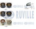 ozubení,sada rozvodového řemene RUVILLE 550311