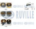 ozubení,sada rozvodového řemene RUVILLE 550383
