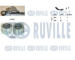 Sada žebrovaných klínových řemenů RUVILLE 570165