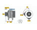 Alternátor BOSCH 0 123 310 038