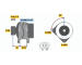 Alternátor BOSCH 0 123 515 013
