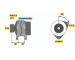 Alternátor BOSCH 0 124 425 021